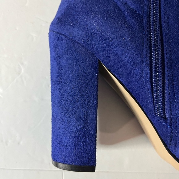 ShoeDazzle Women’s “Darla” Blue Over-the-Knee Heeled Boots Size 8 - Picture 10 of 15